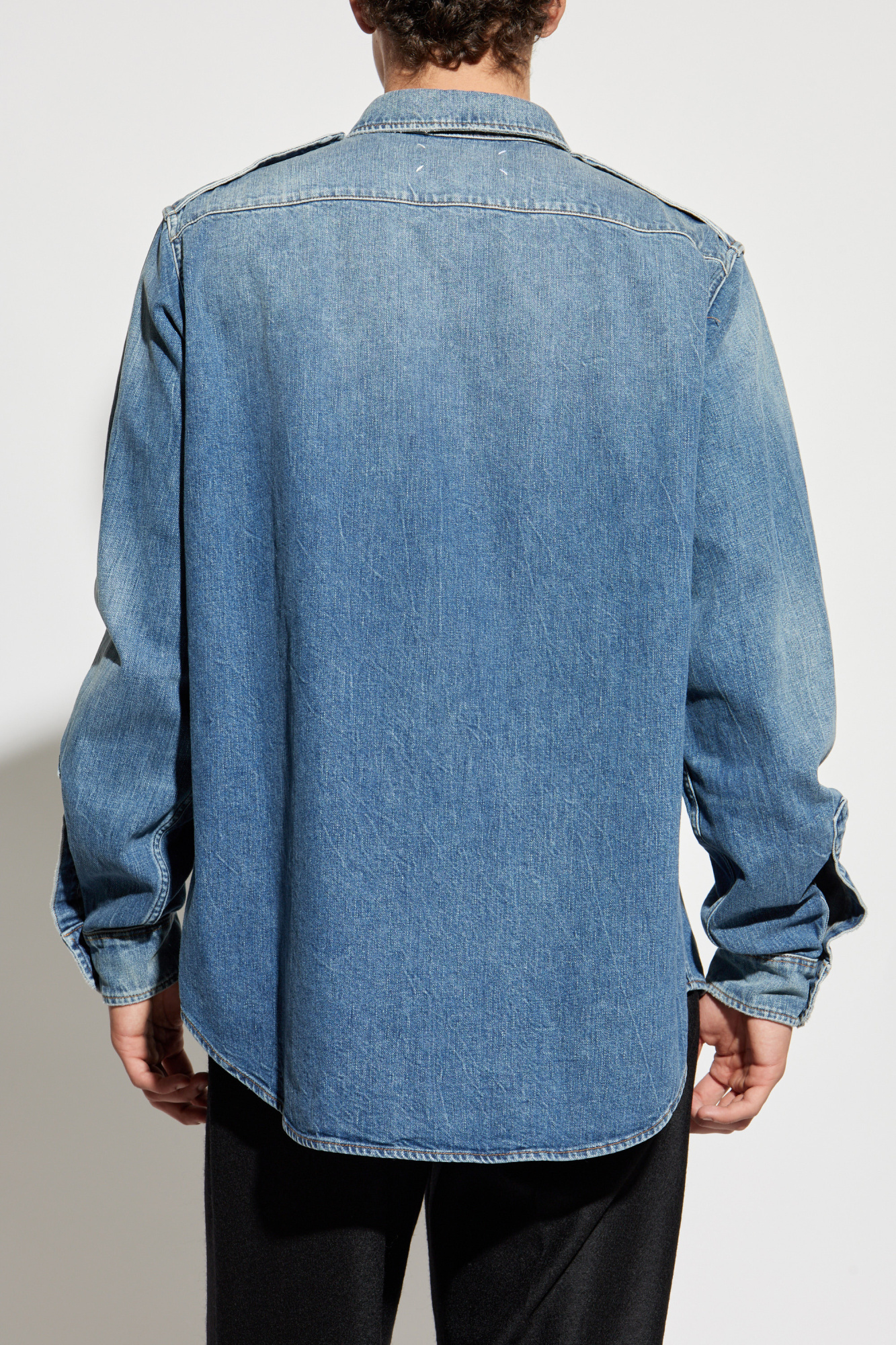 Maison Margiela Denim shirt with a 'vintage' effect | Men's | Vitkac